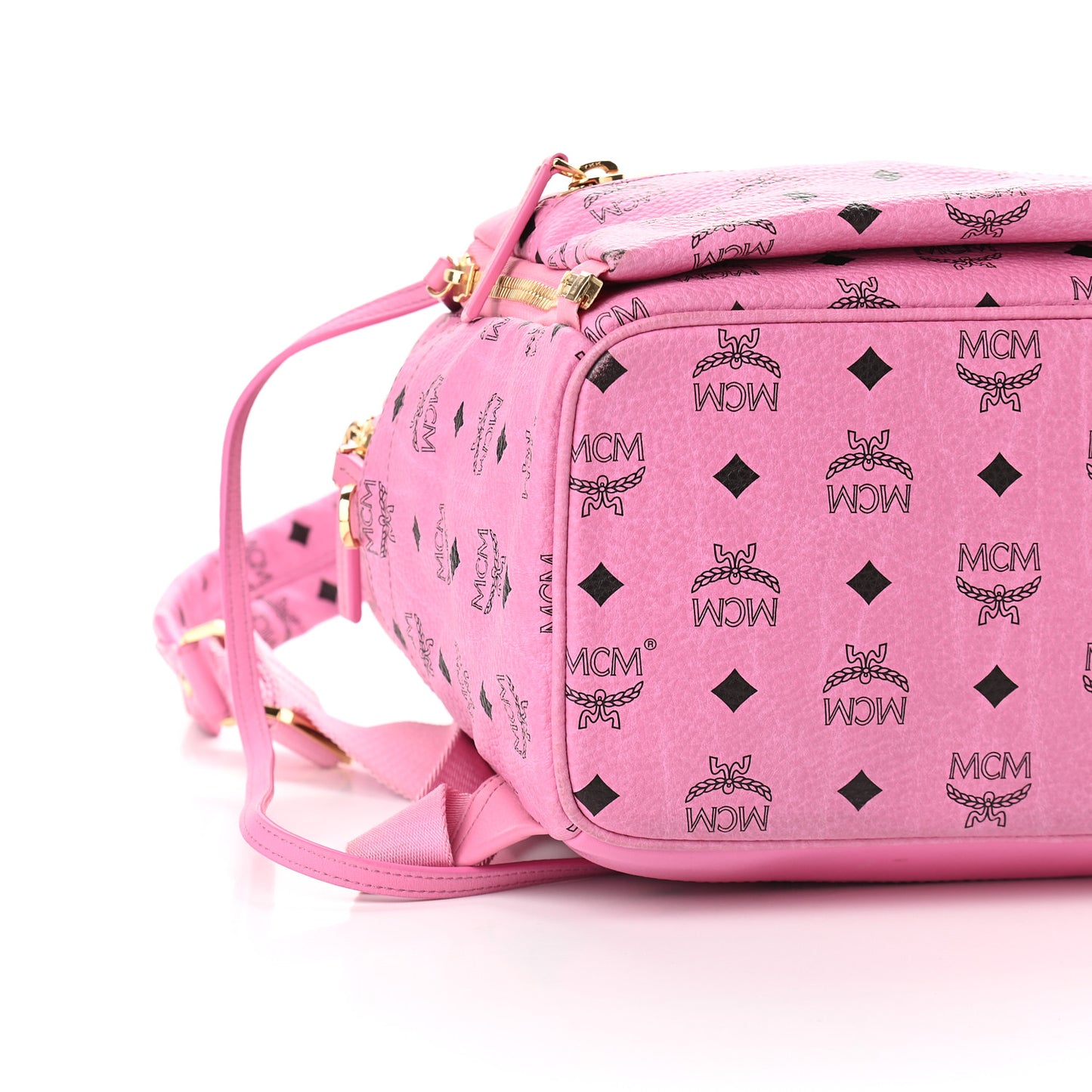Visetos Studded Medium Dual Stark Backpack Pink