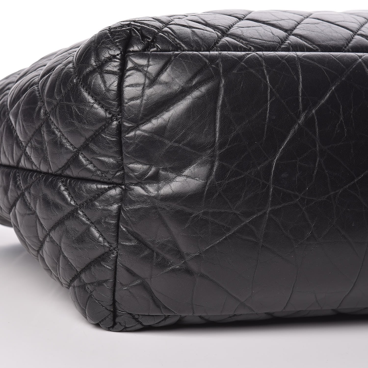 Chanel Lambskin Quilted Large Coco Cocoon Tote Black 8 of 10