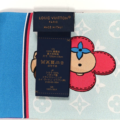 Louis Vuitton Silk Monogram Seoul Vivienne Bandeau Light Blue 3 of 3