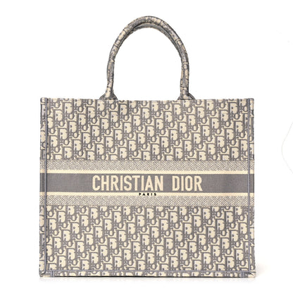 Christian Dior Oblique Large Book Tote Grey 1 of 14