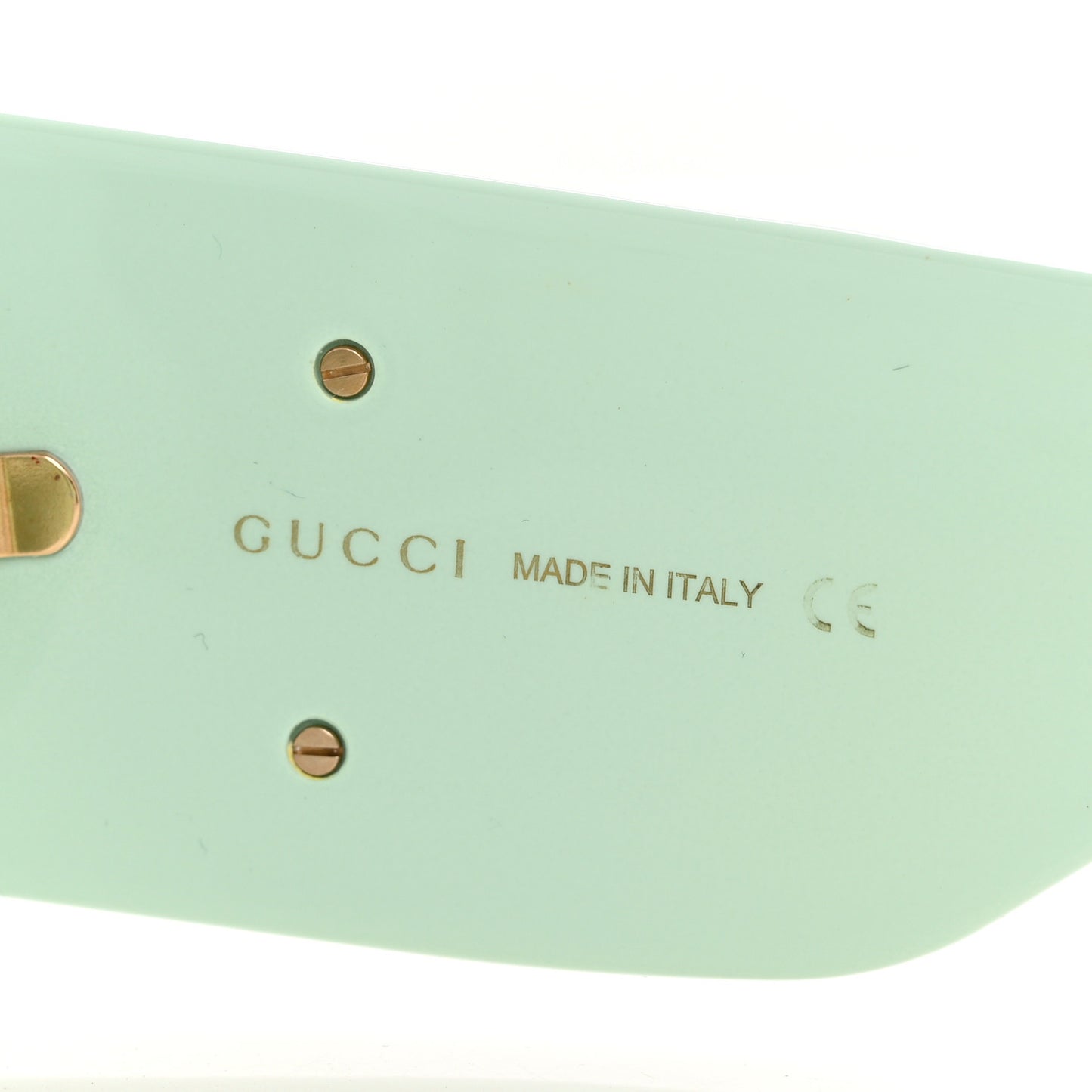 Acetate Rectangular Sunglasses GG0811S Green