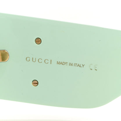 Gucci Acetate Rectangular Sunglasses GG0811S Green 6 of 7