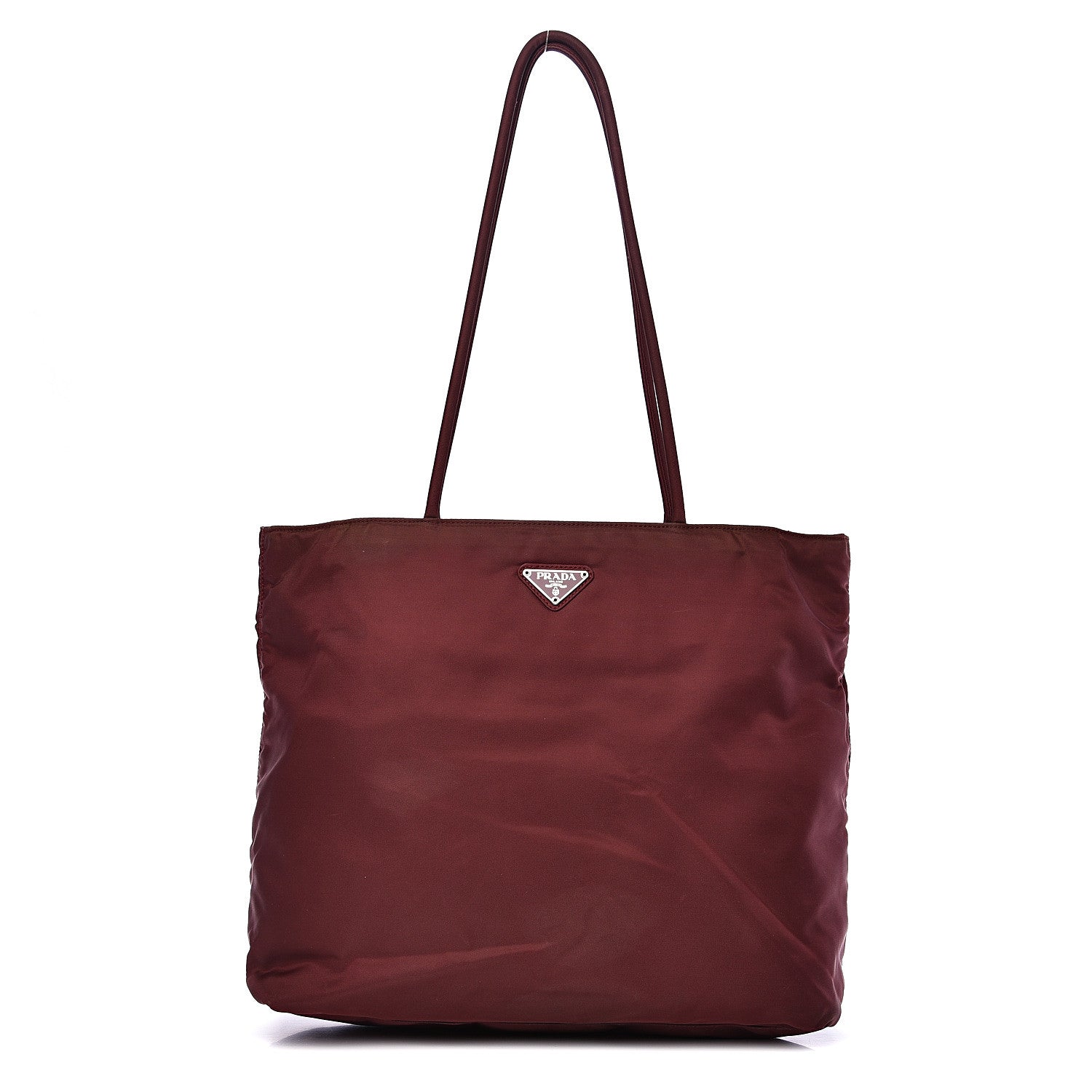Prada Tessuto Nylon Tote Bordeaux 1 of 16