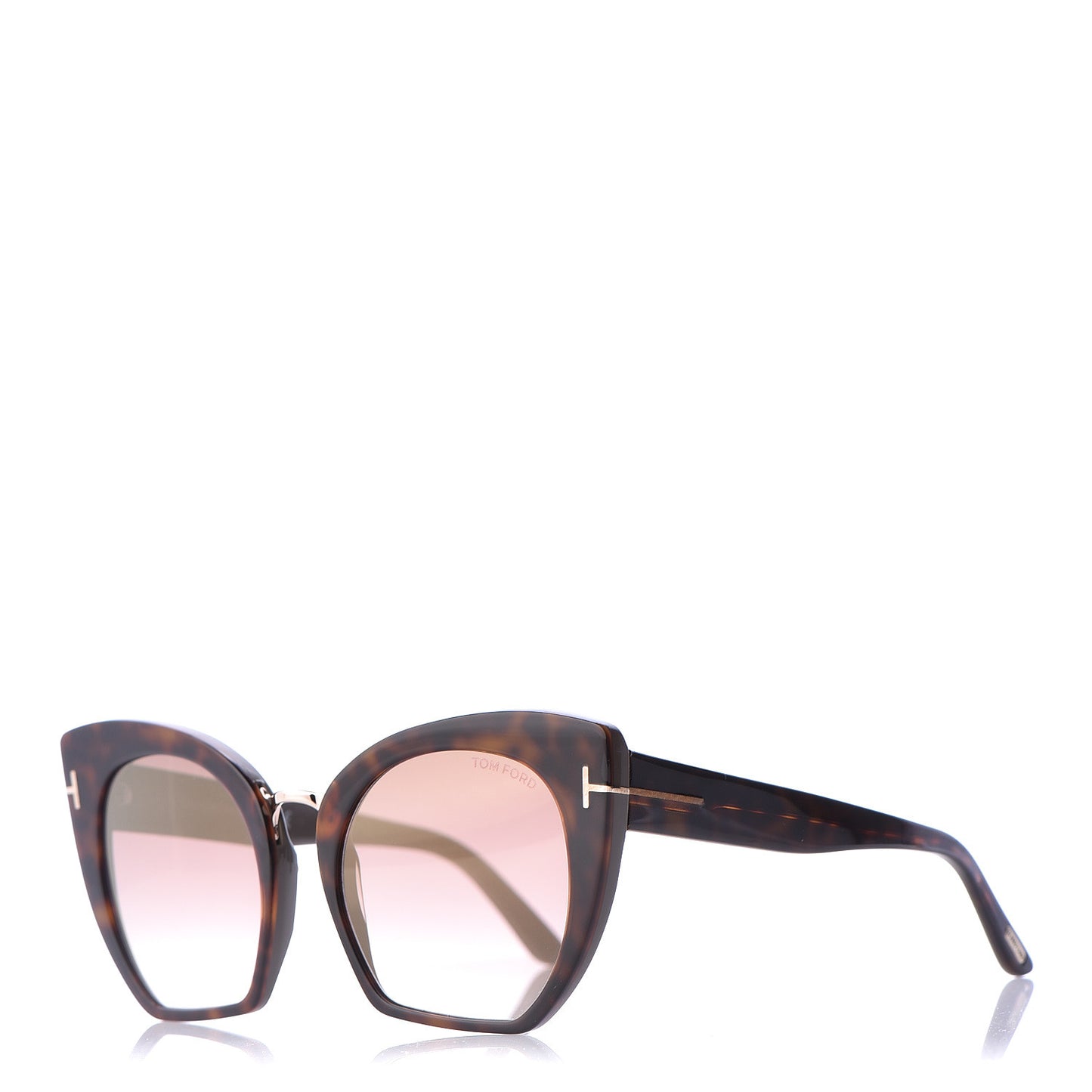 Samantha Cat Eye Sunglasses TF553 Havana