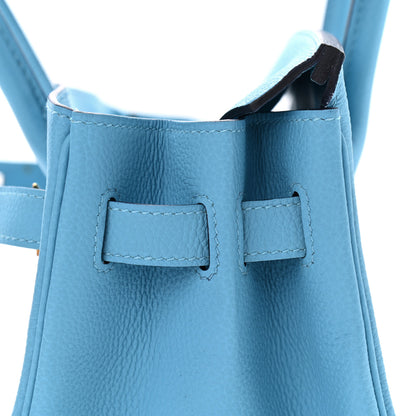 Hermes Togo Birkin 30 Blue Du Nord 11 of 31