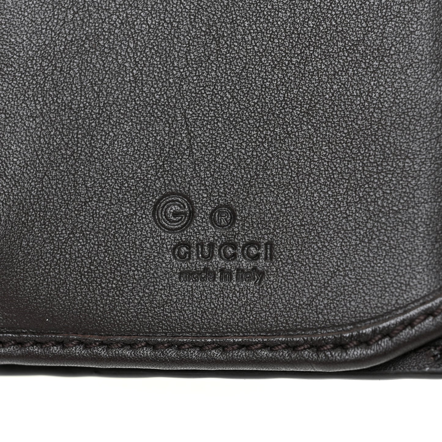 Microguccissima Bi-Fold Organizer Wallet Testa di Moro