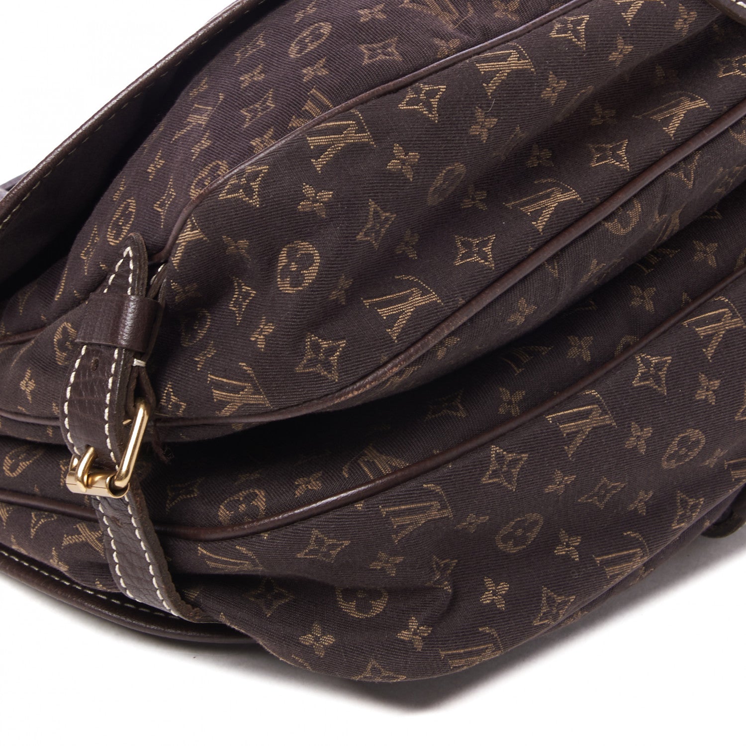 Louis Vuitton Monogram Mini Lin Saumur Ebene 7 of 8