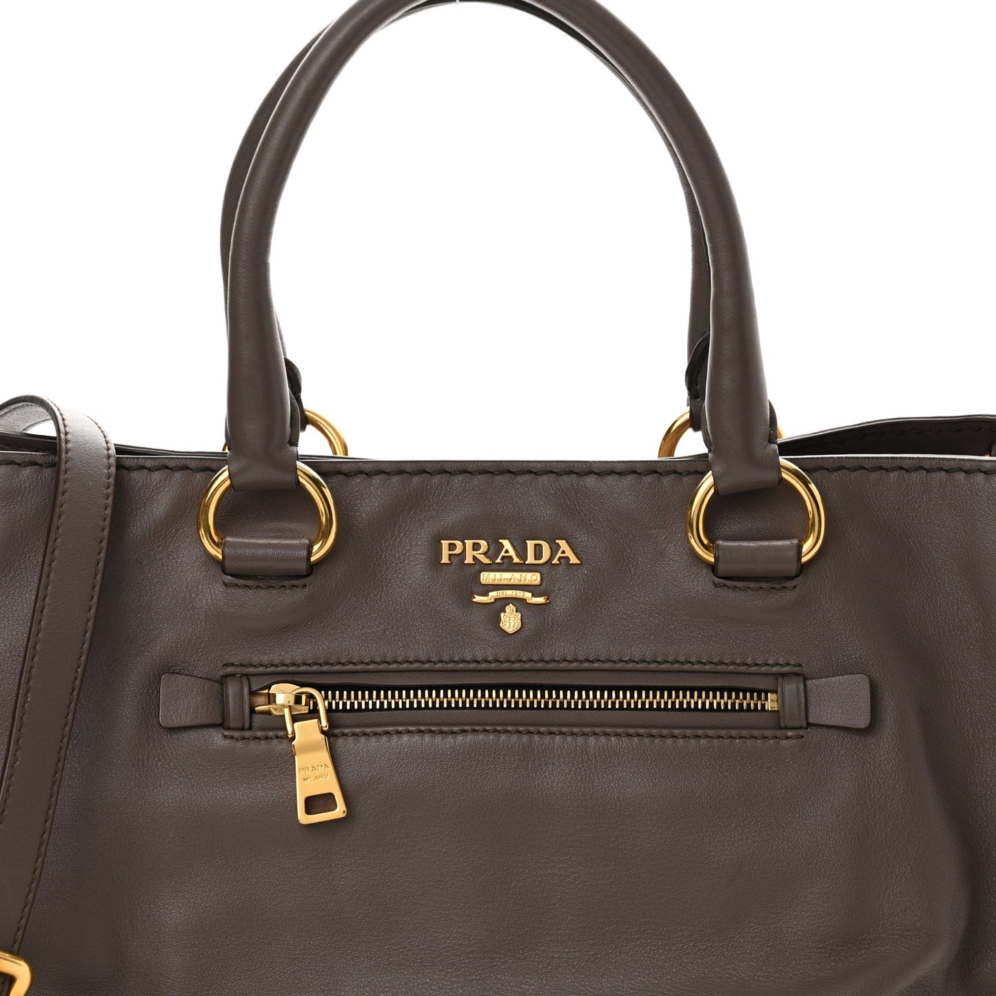 Soft Calfskin Shopping Tote Bambu