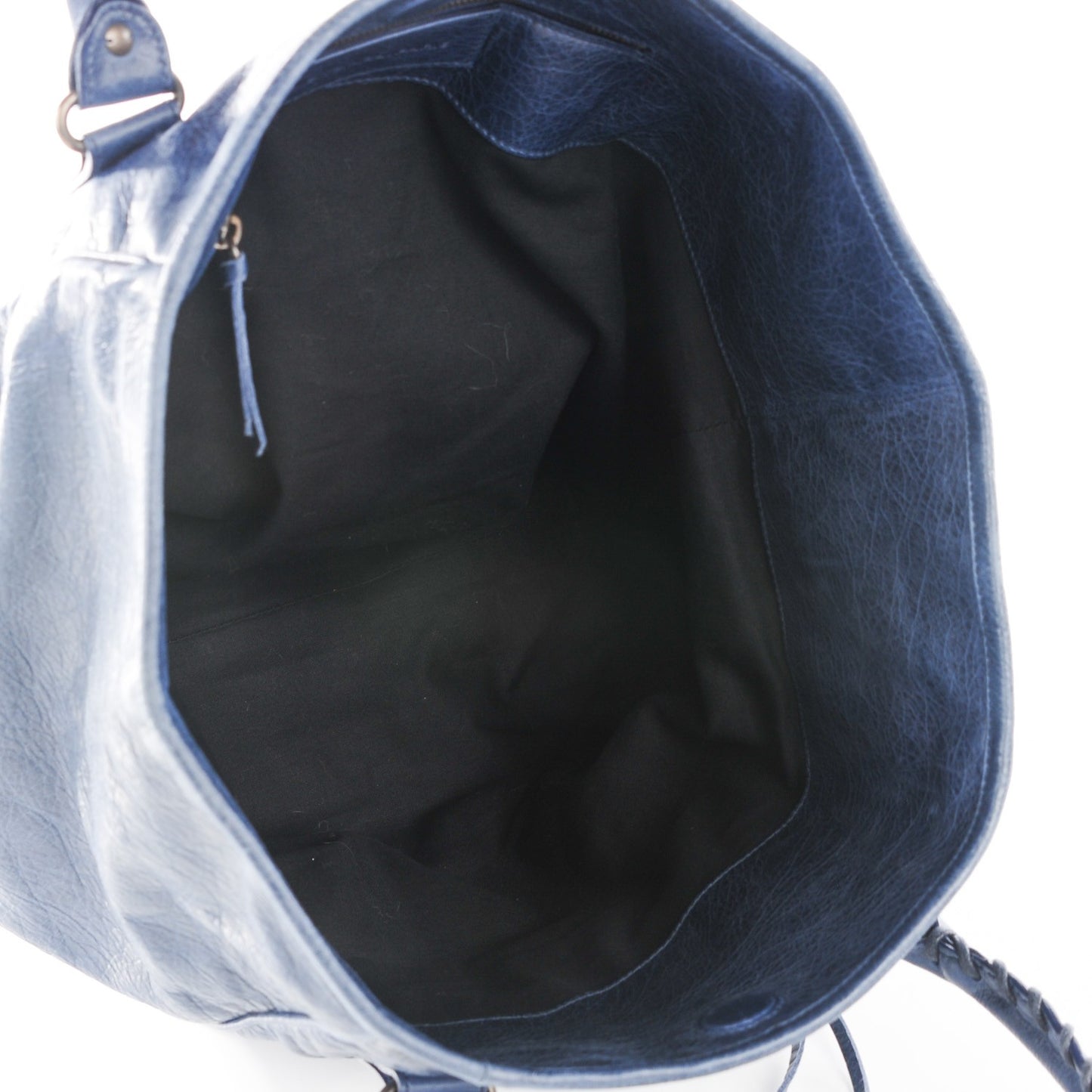 Agneau Classic Hardware S Sunday Tote Bleu Roi