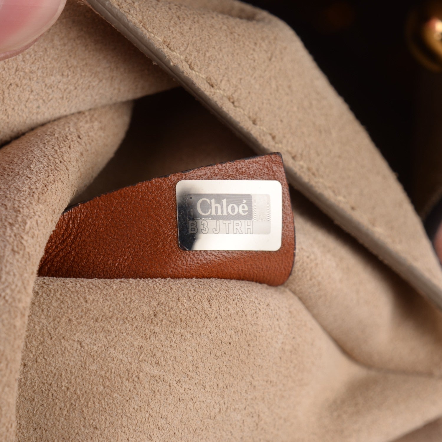 Chloe Calfskin Drew Chain Shoulder Bag Tobacco 8 of 9