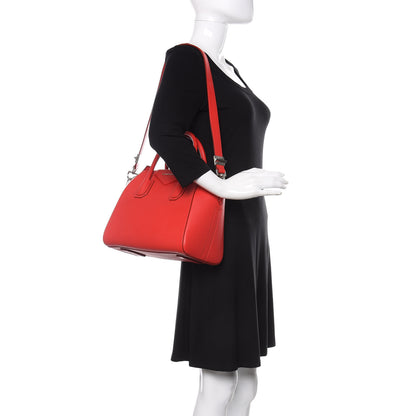 Givenchy Sugar Goatskin Small Antigona Red 2 of 11