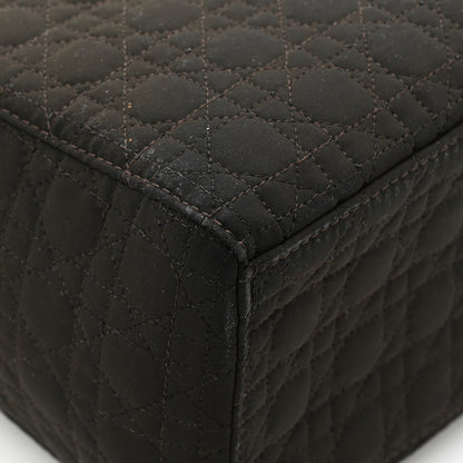 Christian Dior Nylon Cannage Large Lady Dior Brown 12 of 13