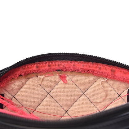 Chanel Calfskin Quilted Cambon Pochette Black 11 of 19
