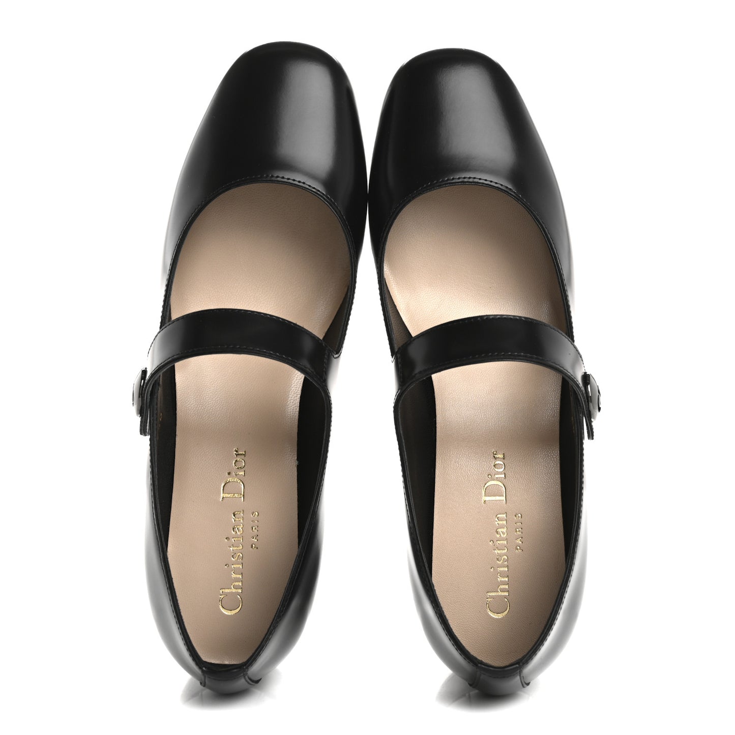 Brushed Calfskin Uniform 30mm Pumps 37 Black