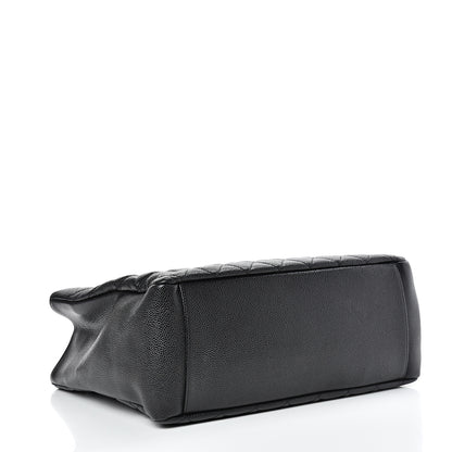 Chanel Caviar Quilted Grand Shopping Tote GST Black 3 of 11