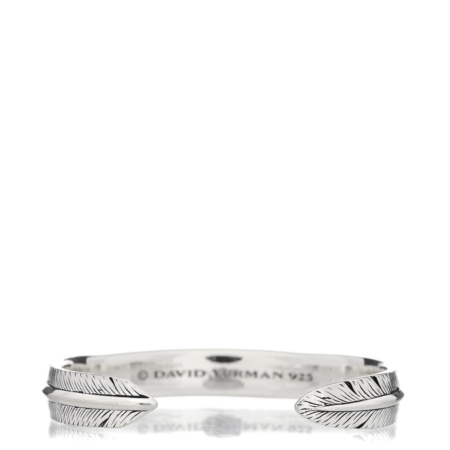 Sterling Silver Feather Wrap Cuff Bracelet
