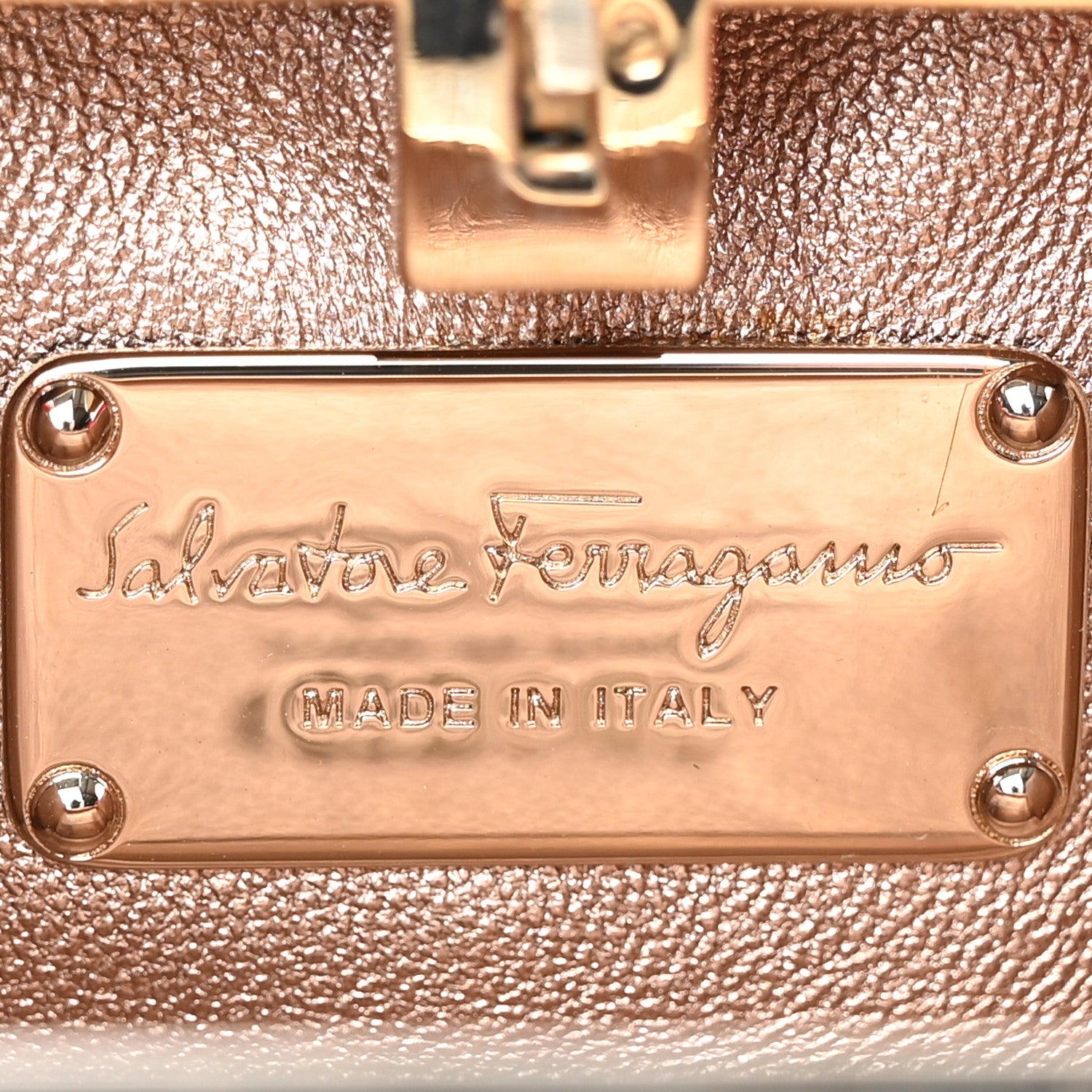 Salvatore Ferragamo Satin Bow Clutch Red 6 of 8