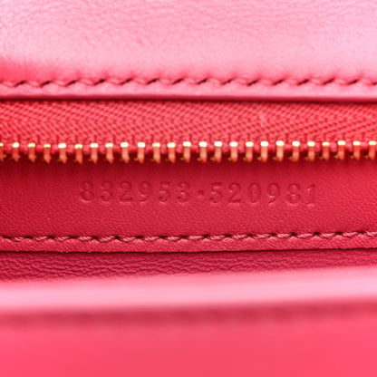 Gucci Calfskin Medium Bamboo Pink 7 of 13