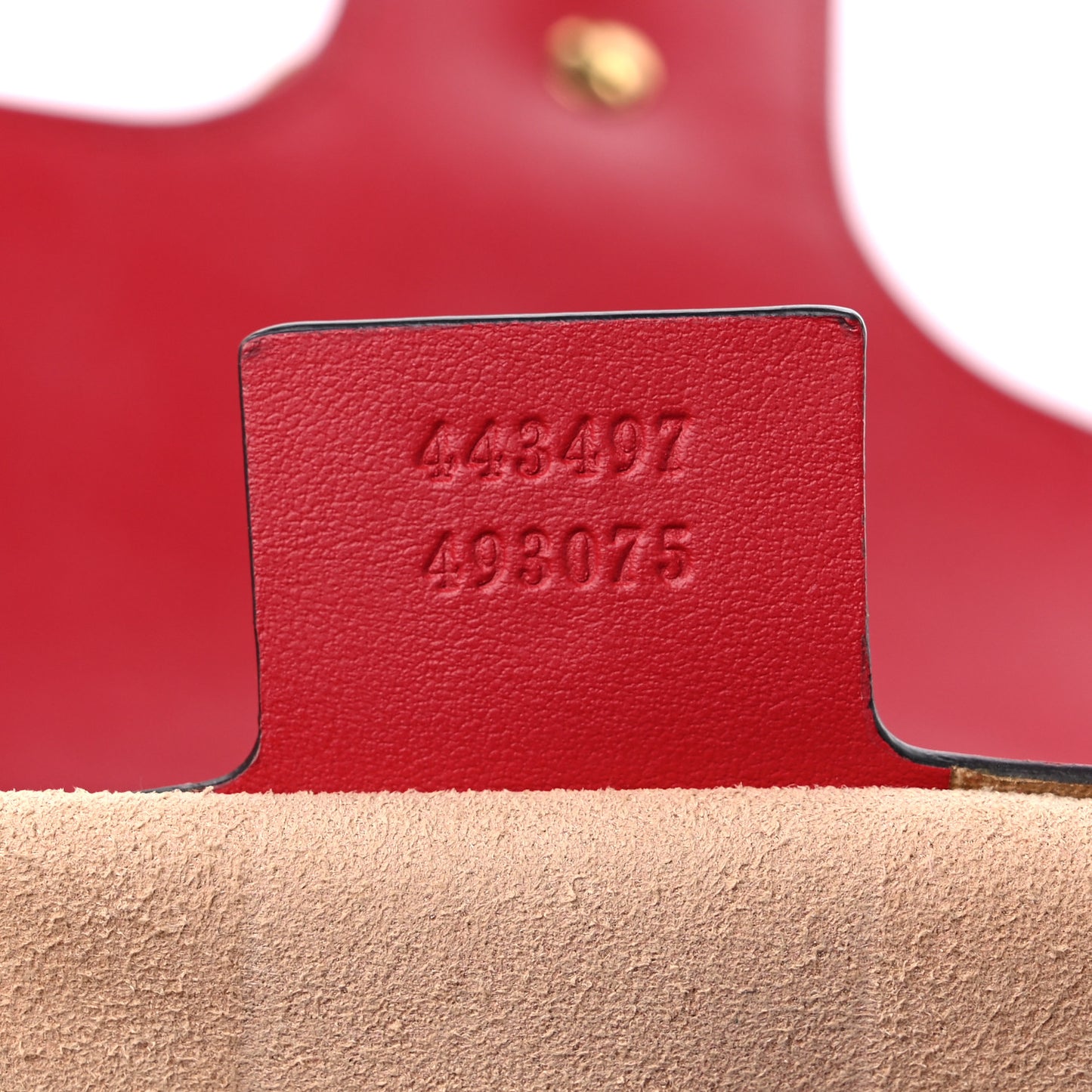 Calfskin Matelasse Small GG Marmont Shoulder Bag Hibiscus Red