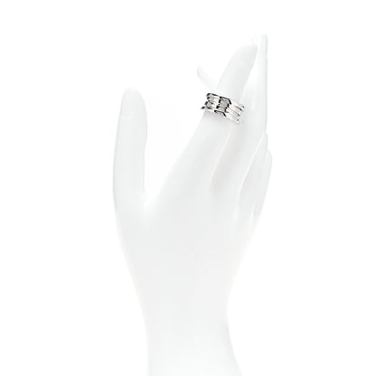 Bulgari 18K White Gold B.Zero1 Three-Band Ring 49 4.75 2 of 5