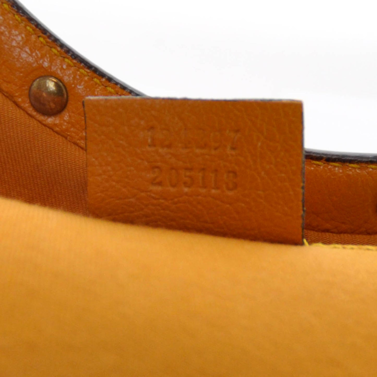 Leather Bamboo Handle Bag