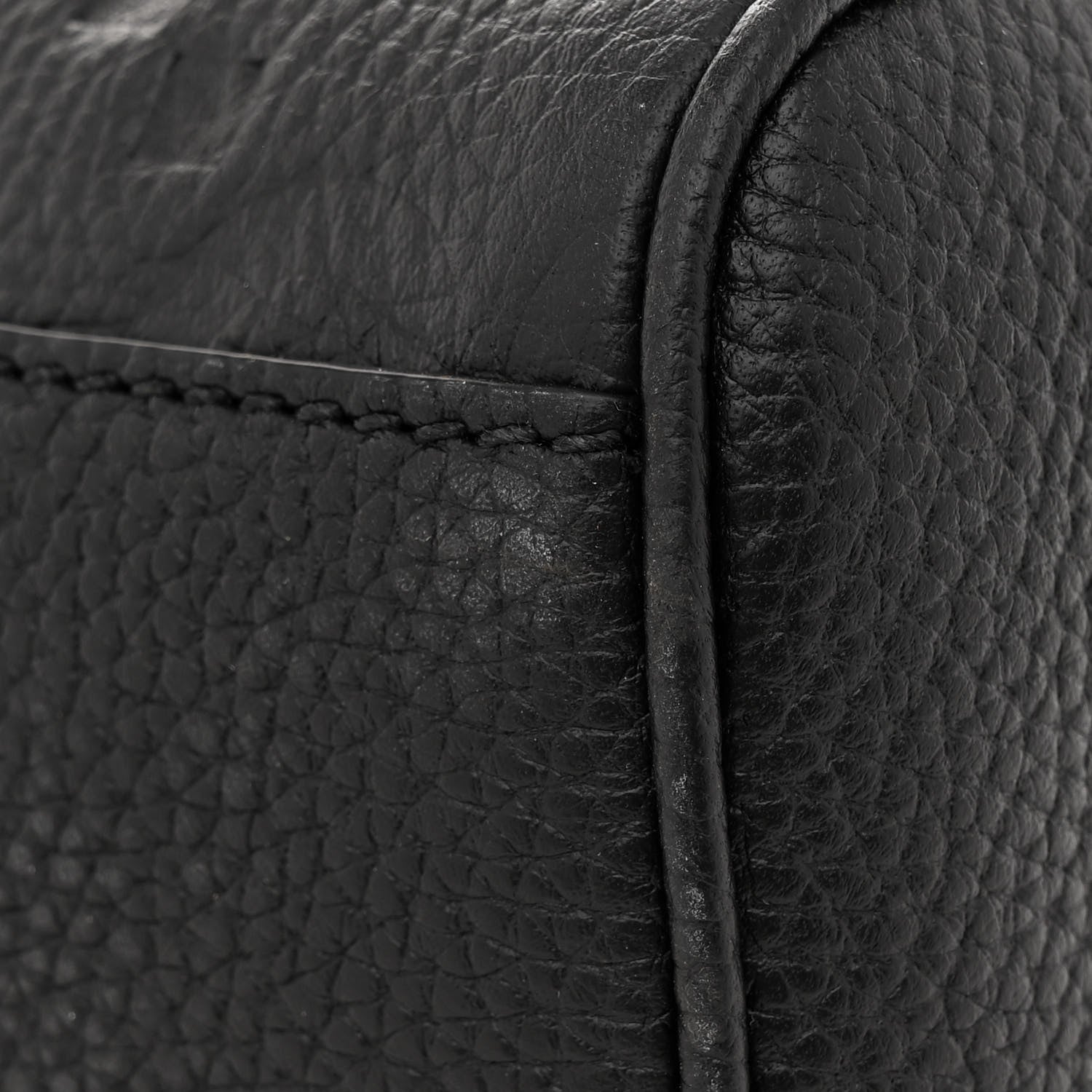 Gucci Piuma Calfskin Jumbo GG Embossed Medium Tote Bag Black 10 of 11