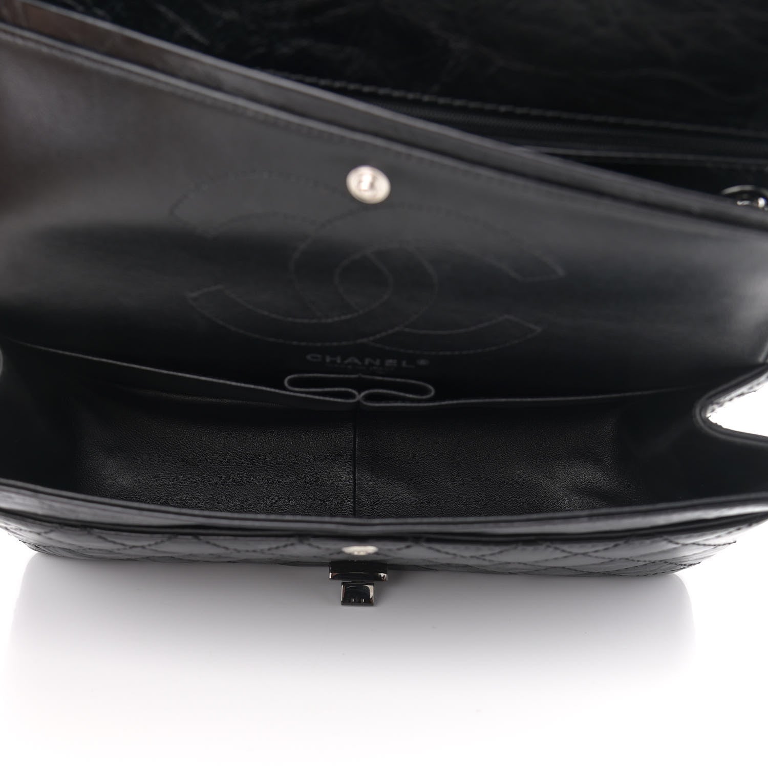 Chanel Aged Calfskin Quilted 2.55 Reissue 226 Flap So Black 5 of 10