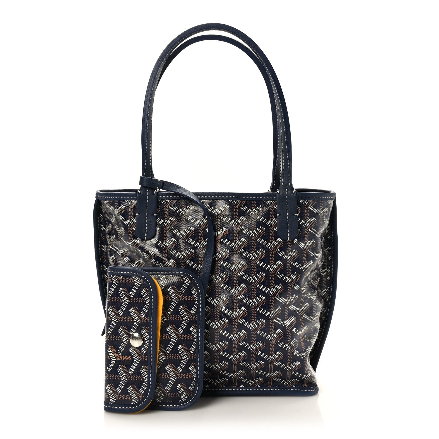 Goyard Goyardine Reversible Mini Anjou Navy 3 of 15