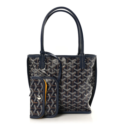 Goyard Goyardine Reversible Mini Anjou Navy 3 of 15
