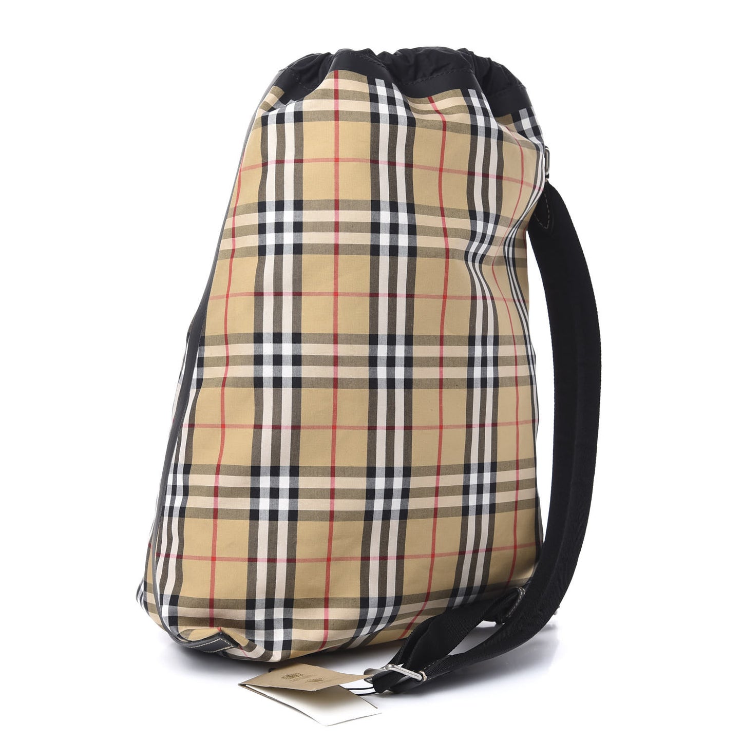 Vintage Check Small Sailing Duffle Sling Bag Beige