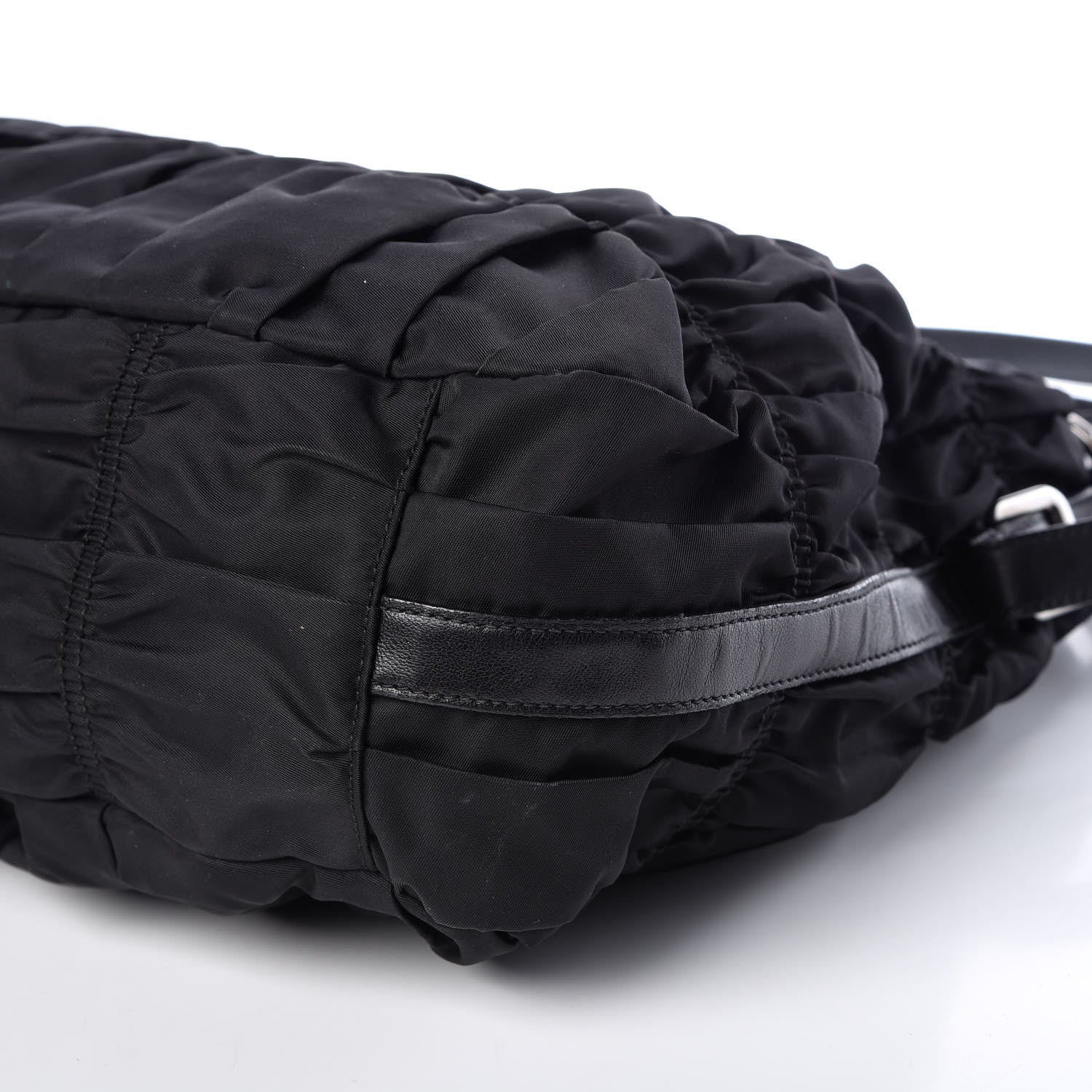 Prada Tessuto Nylon Gaufre Hobo Black 7 of 10