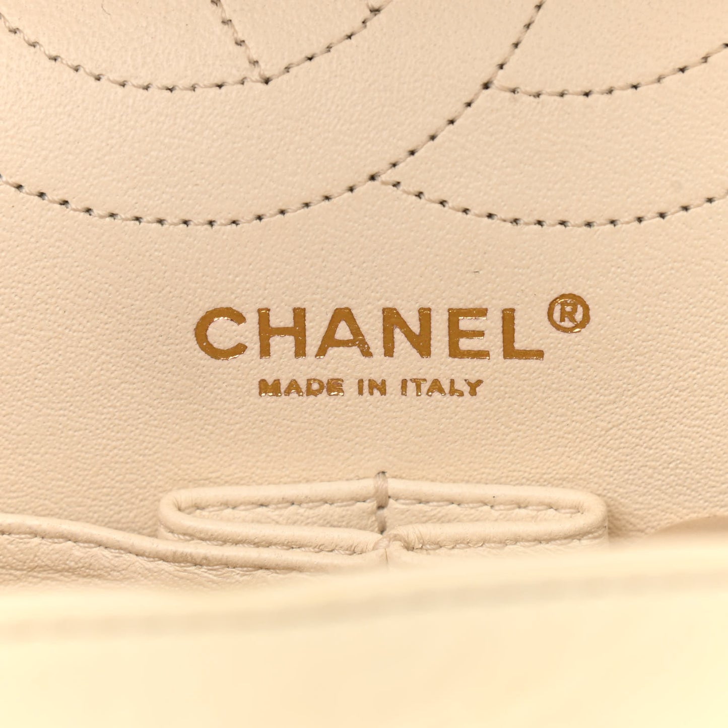 Aged Calfskin Quilted 2.55 Reissue 226 Flap Ivory