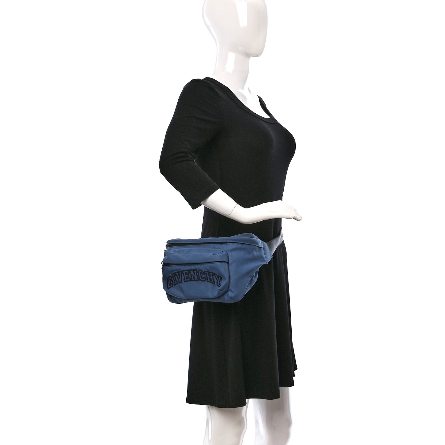 Canvas Logo Belt Bag Light Blue