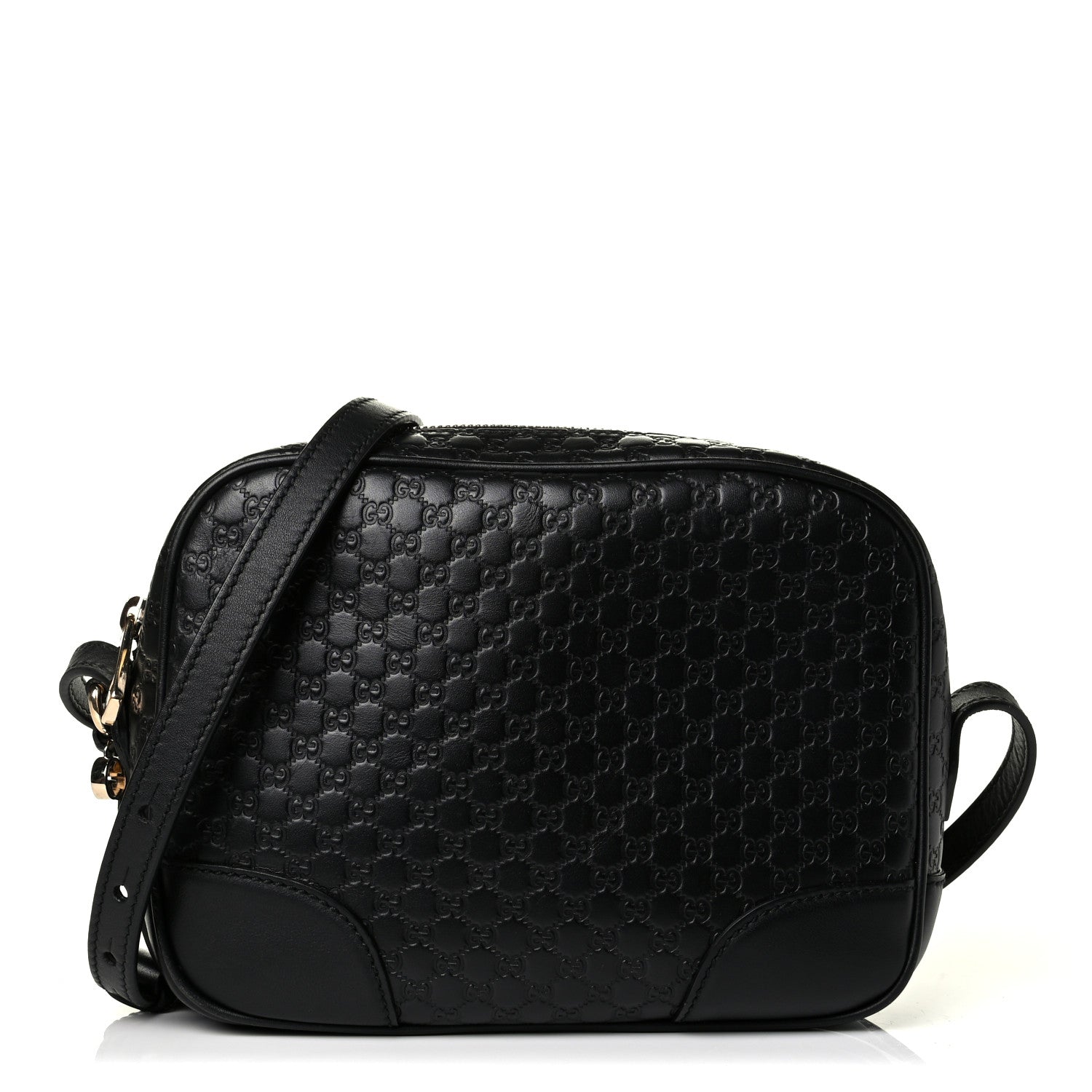 Gucci Microguccissima Mini Bree Messenger Bag Black 1 of 8