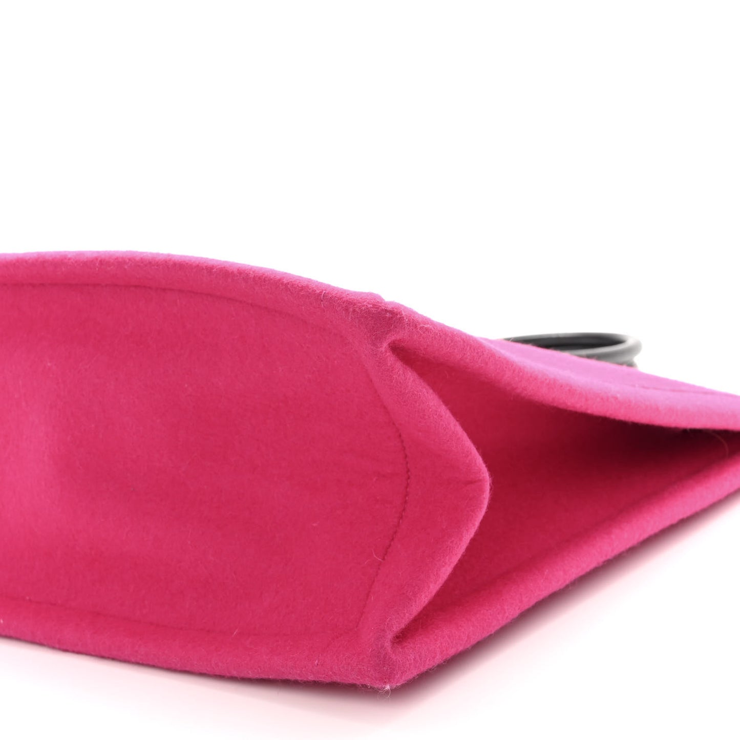 Wool Rive Gauche Tote Fuchsia