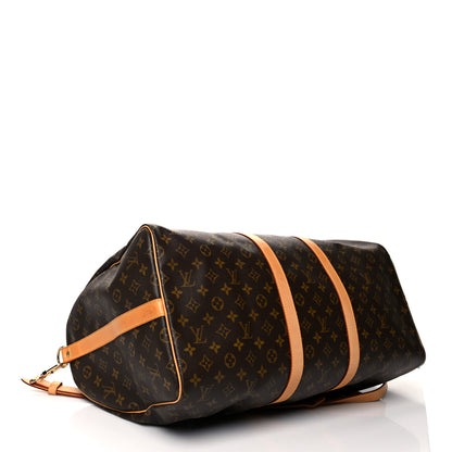 Louis Vuitton Monogram Keepall Bandouliere 55 4 of 12