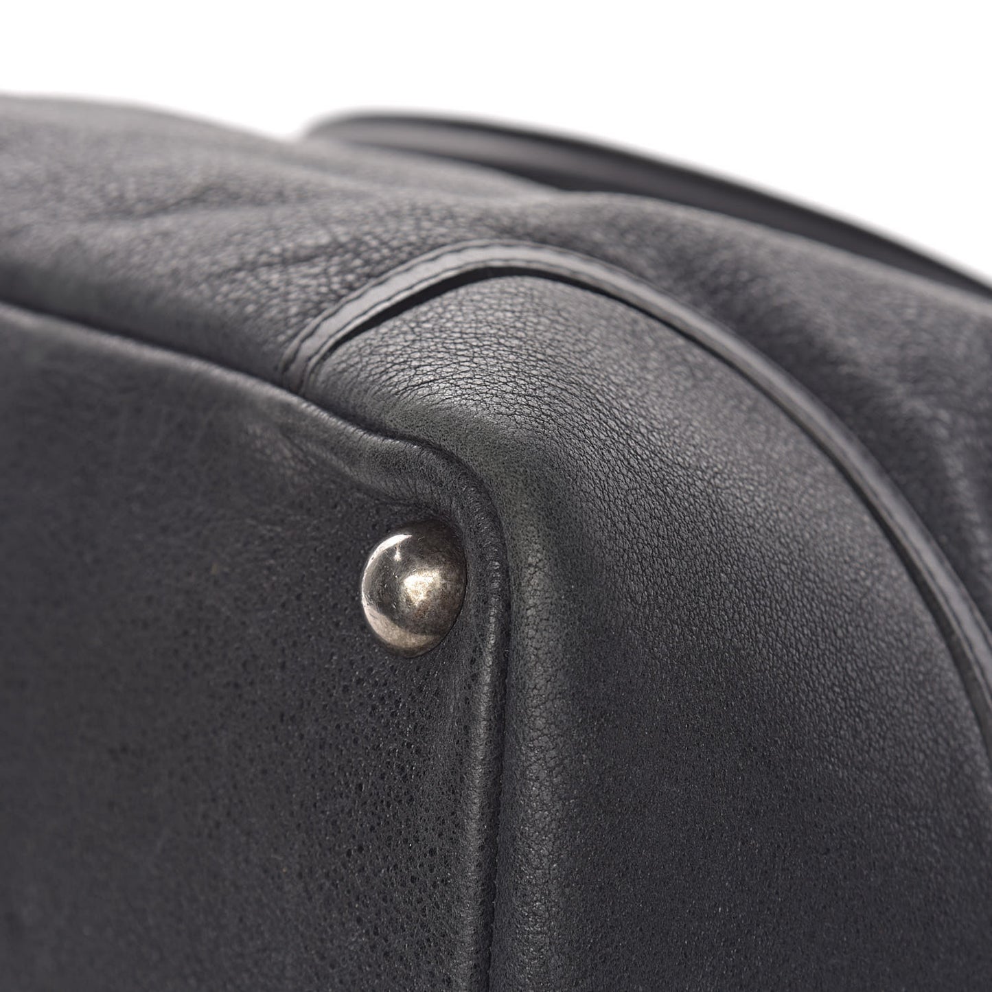 Calfskin CC Shoulder Bag Black