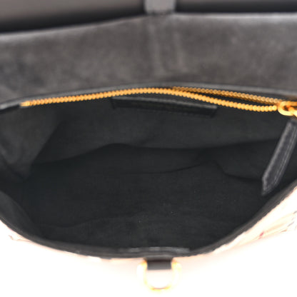 Burberry Calfskin Haymarket Check Small Bridle Satchel Black 5 of 17
