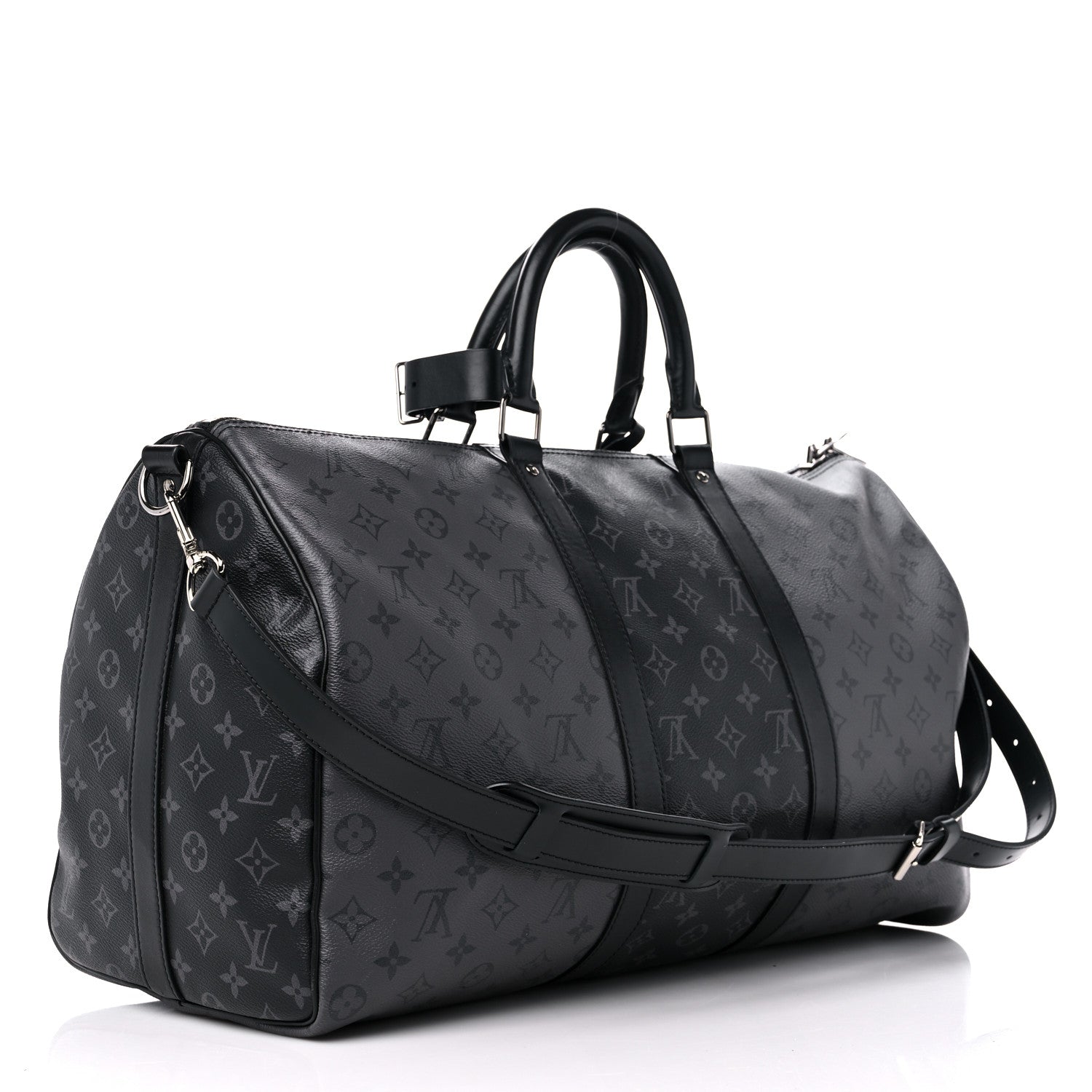 Louis Vuitton Monogram Eclipse Keepall Bandouliere 55 2 of 8