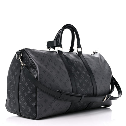Louis Vuitton Monogram Eclipse Keepall Bandouliere 55 2 of 8