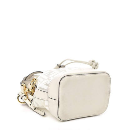 Fendi TPU FF Vitello Grace F is Fendi Mini Mon Tresor Bucket Bag White 4 of 10