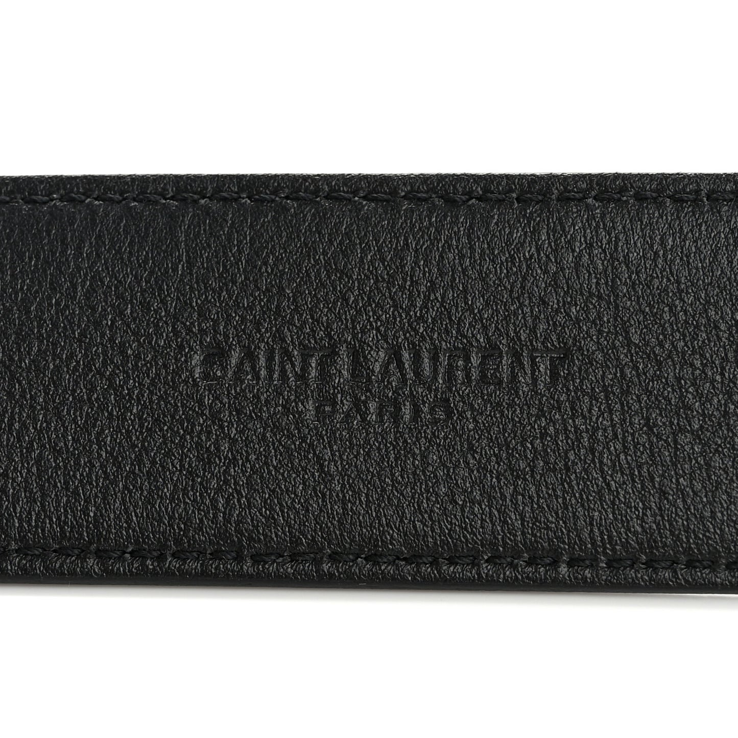 Smooth Calfskin Monogram Square Buckle Belt 80 Black