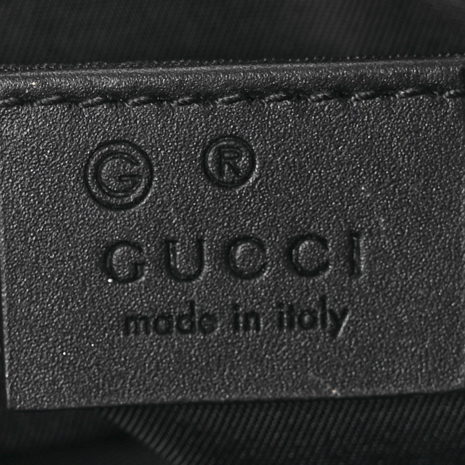 Gucci Canvas Web Slim Belt Bag Black 6 of 10
