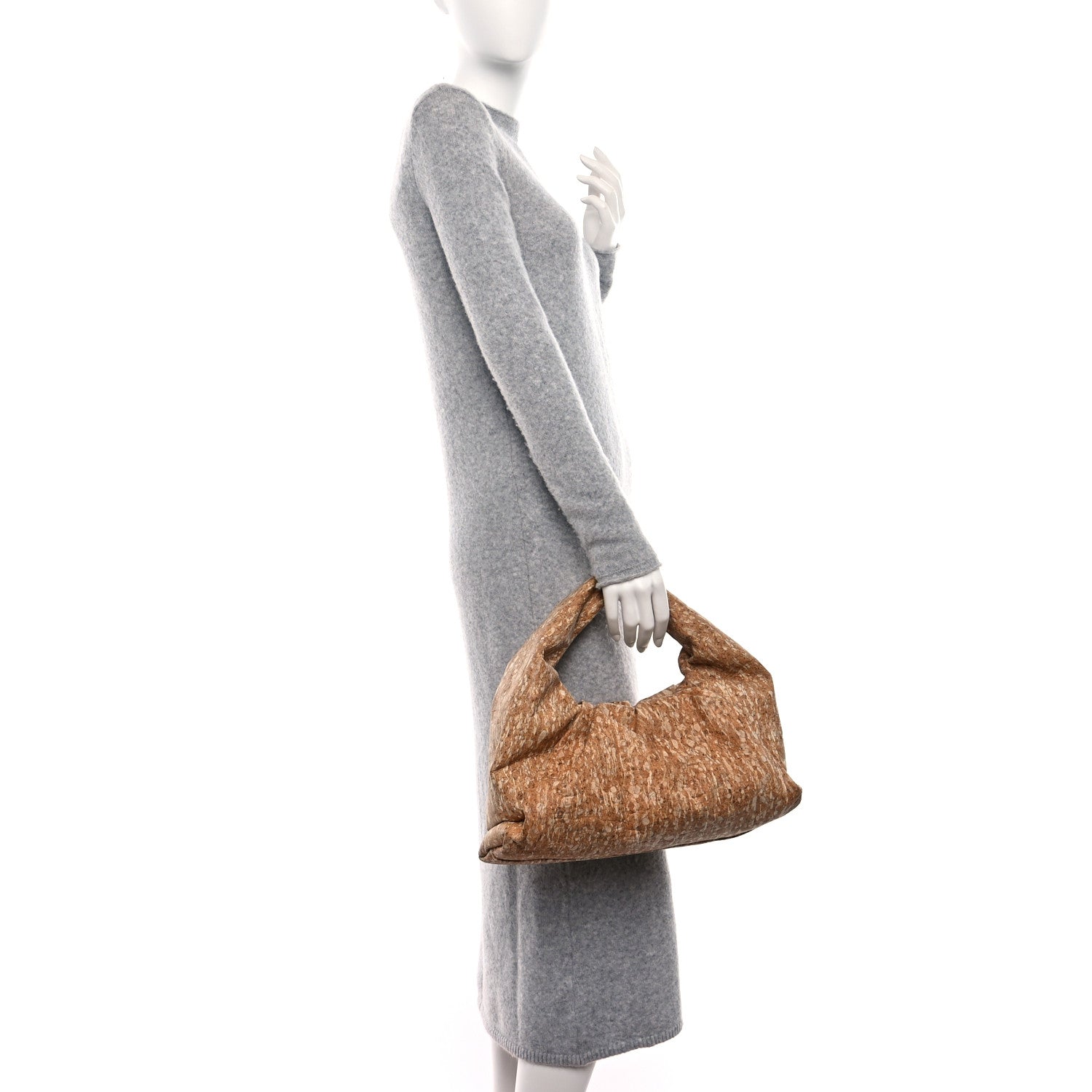 Bottega Veneta Cork The Shoulder Pouch Natural 2 of 9