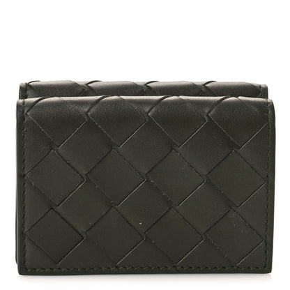 Bottega Veneta Nappa Maxi Intrecciato Tri-Fold Wallet Inkwell 1 of 9