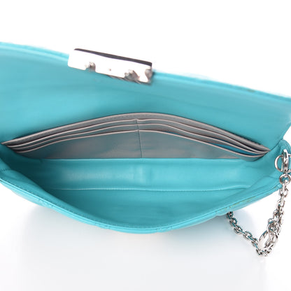 Christian Dior Lambskin Cannage Miss Dior Promenade Pouch Turquoise 5 of 15