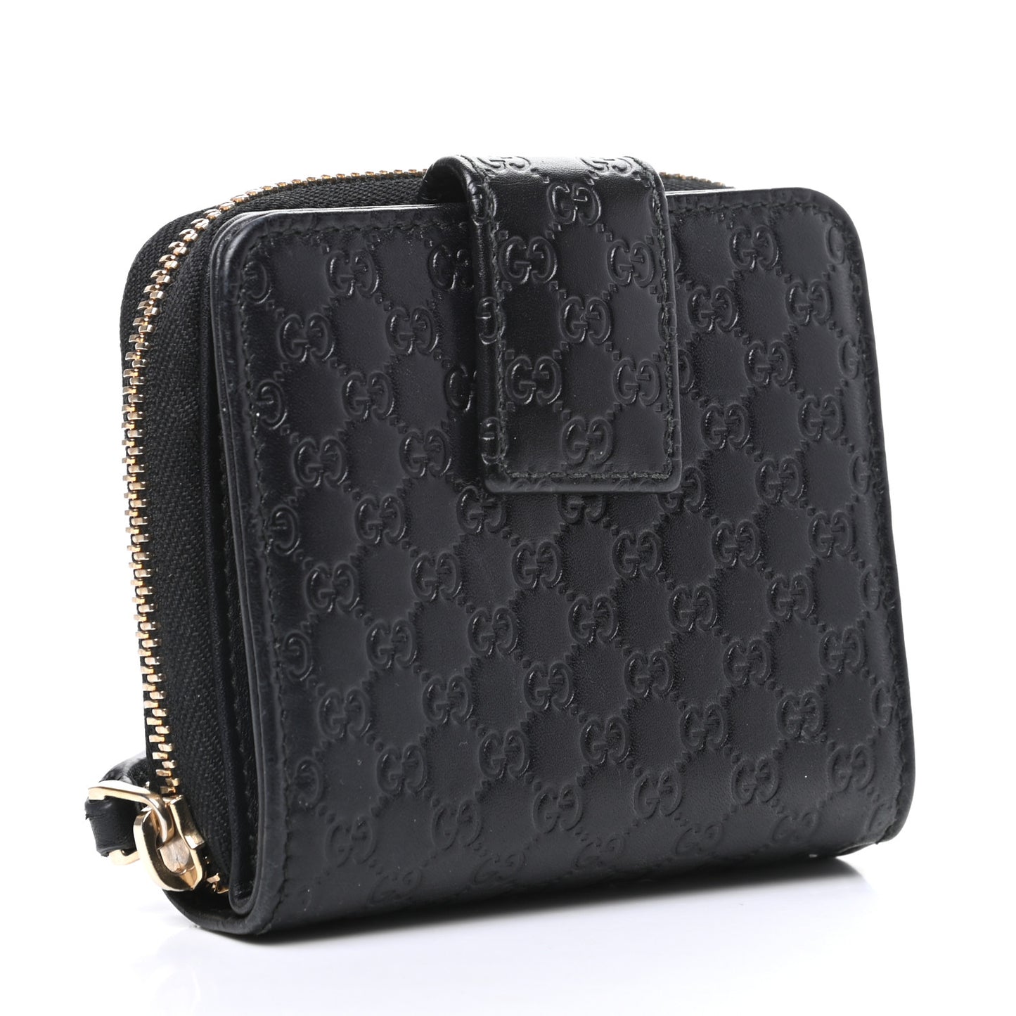 Microguccissima Compact Wallet Black