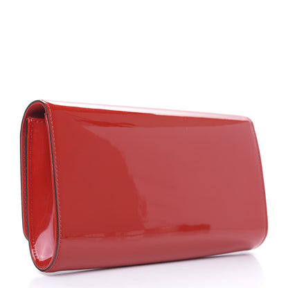 Louis Vuitton Patent Louise Clutch Cherry 3 of 8
