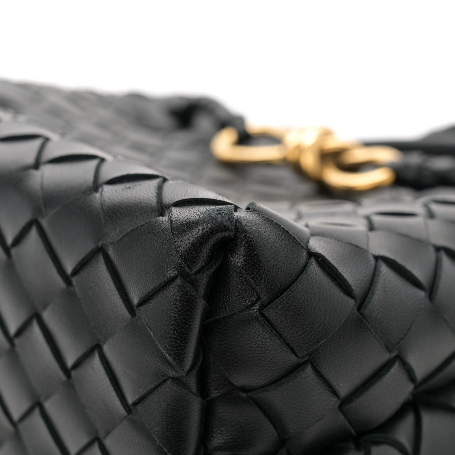 Bottega Veneta Nappa Intrecciato Small Andiamo Shoulder Bag Black 10 of 10