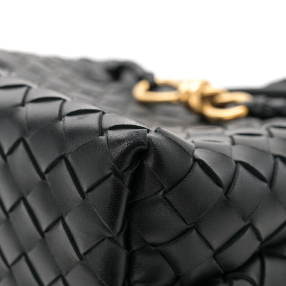 Bottega Veneta Nappa Intrecciato Small Andiamo Shoulder Bag Black 10 of 10